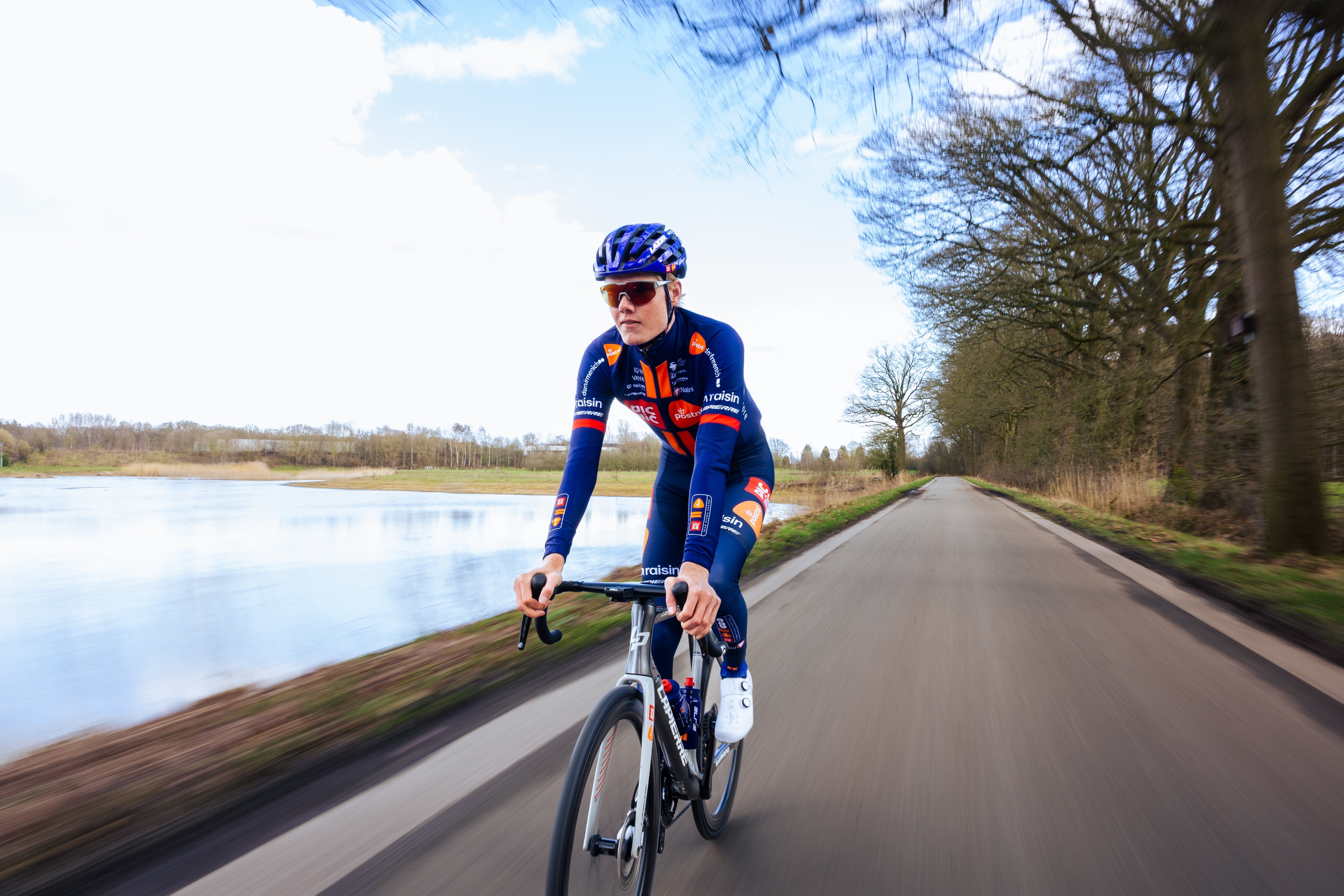Team Picnic PostNL rider on the road