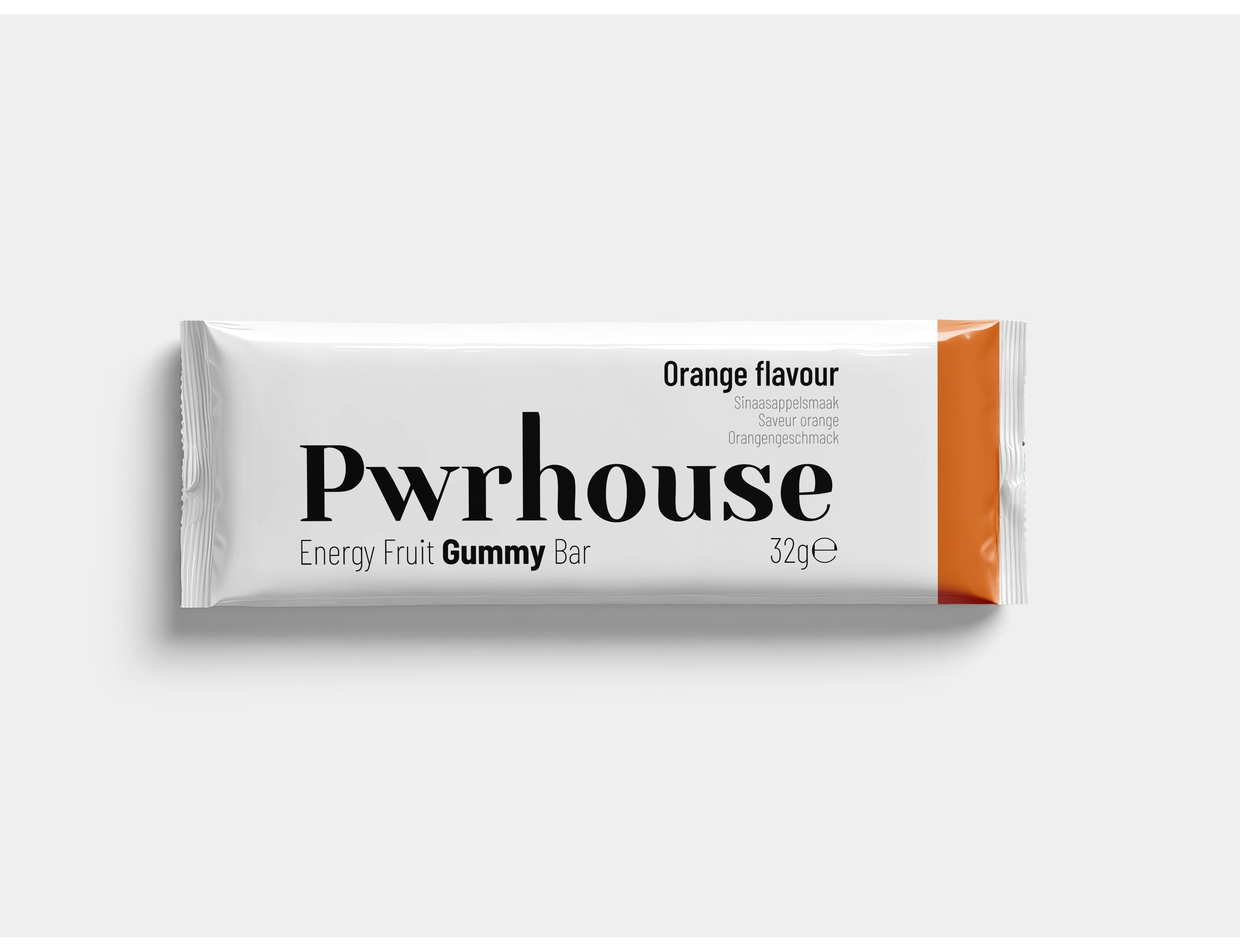 Pwrhouse Energy Fruit Gummy Bars – Orange